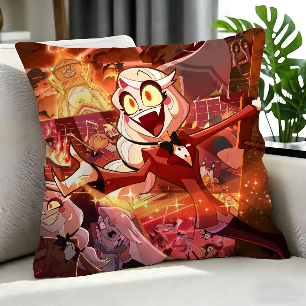 Мультфильм Hazbin Hotel Наволочка Набор Наволочек 4 шт 50x50 45x45 40x40 Наволочка Декоративная Диван Домашний Декор