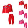 Child Zipper Sweatshirt Hoodie Sports Casual Sweatshirt And Trousers Set