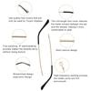1 Pair Metal Universal Anti-Slip Glasses Arm Replacement Leg Eyewear Accessories Spectacle Frame