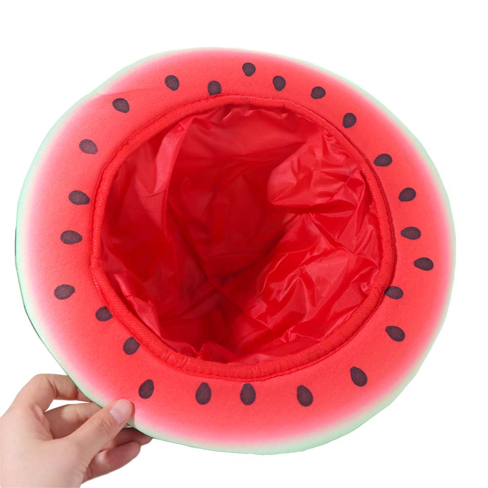 Creativity Watermelon Hat Cute Halloween Cap Wide Brims Sun Hat Halloween Party