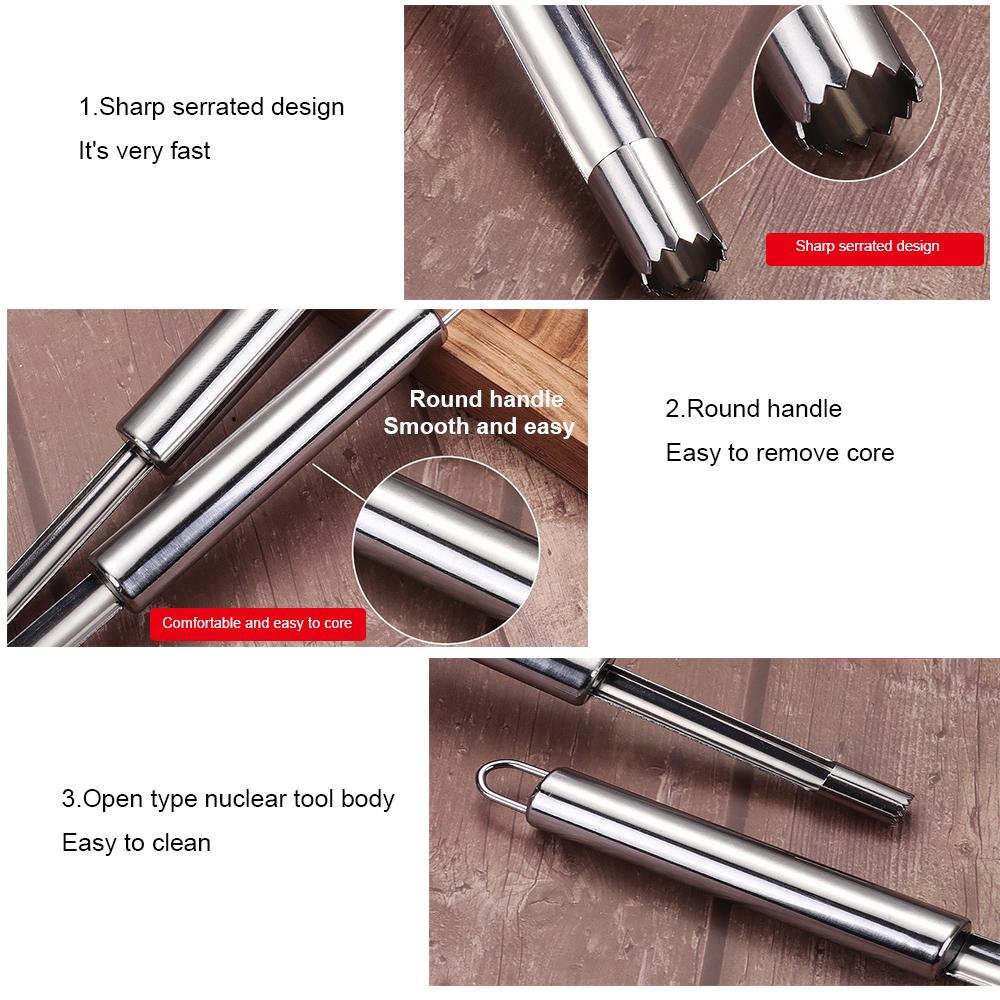 Tools 4 Sizes Apple Kitchen Gadgets Hawthorn Pear Tools Core Remover Fruit Core Seed Remover
