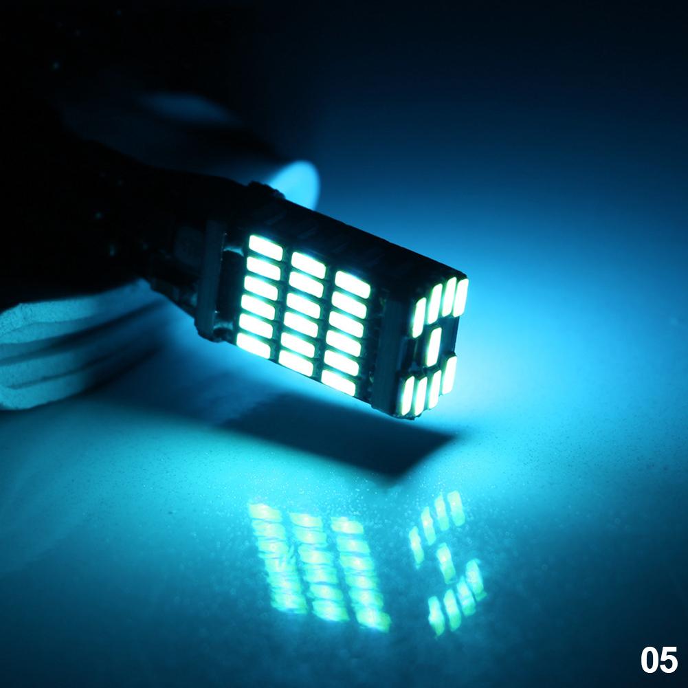 2 шт. DC 12 В автомобильный фонарь заднего хода T15 W16W 45 SMD 4014 высокомощная автомобильная лампочка белый желтый красный указатель поворота светодиодный свет Canbus