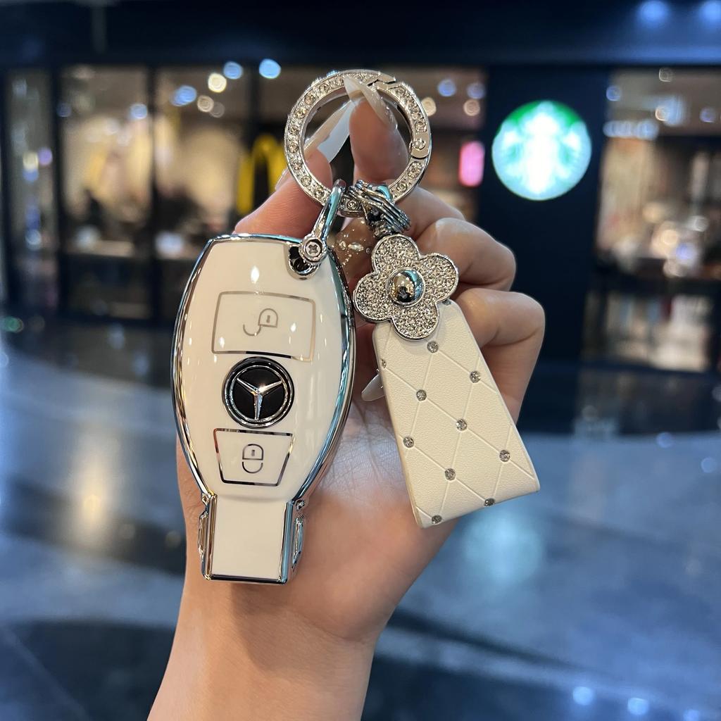 REE4 Car Key Case Cover Protector Shell for Mercedes Benz A B C E Class GLS GLA GLK GLC CLS CLA AMG W204 W205 W212 W463 W176