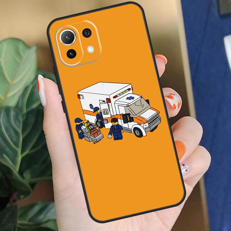 Кейс-аптечка скорой помощи EMT EMS для Xiaomi 15 14 Ultra 13T 14T 15T Pro 17 Pro Max POCO X7 X5 X6 F5 F6 F7 F8 Pro Чехол