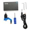 Blue Professional Tattoo Motor Gun Rotary Tattoo Machine with Handle Set