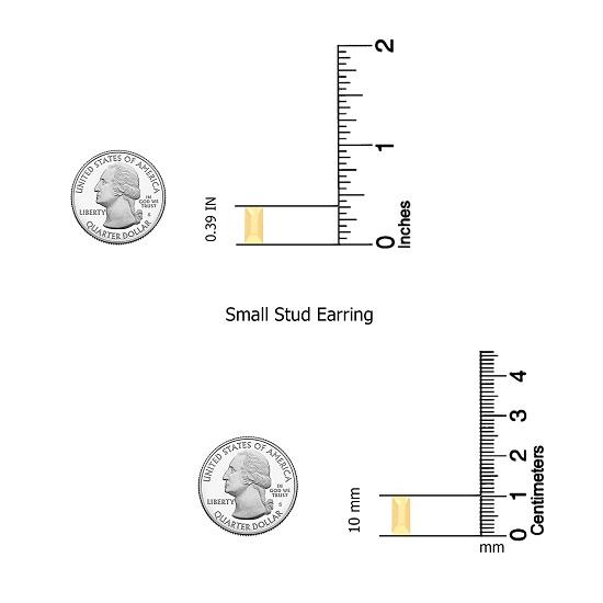 LeCalla Серьги-гвоздики в форме пирамиды из стерлингового серебра 18 карат с покрытием из стерлингового серебра 925 пробы для женщин-подростков