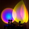 Usb Rgb перезаряжаемый закат Halo атмосфера настроение настенное украшение освещение лампа ночник радуга свет для