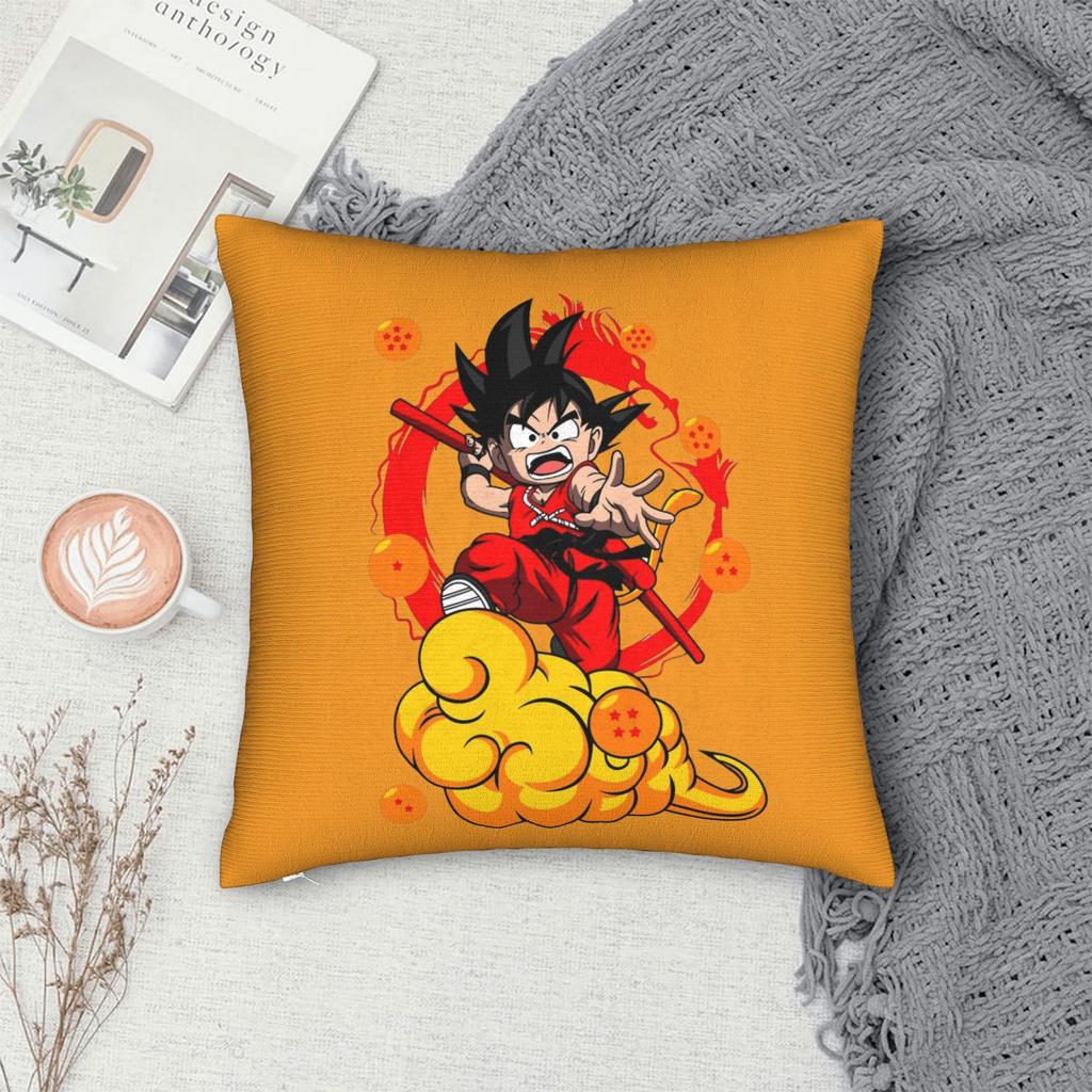 The Chibi Powerful Hero Square Pillow Case Dbz Dbz Cushion Cover Awesome Polyester Decorative Pillowcase For Home 45*45Cm