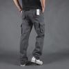 Men's Casual Spring Loose-Fit Outdoor Long Pants - Straight Fit, Large Sizes Available
