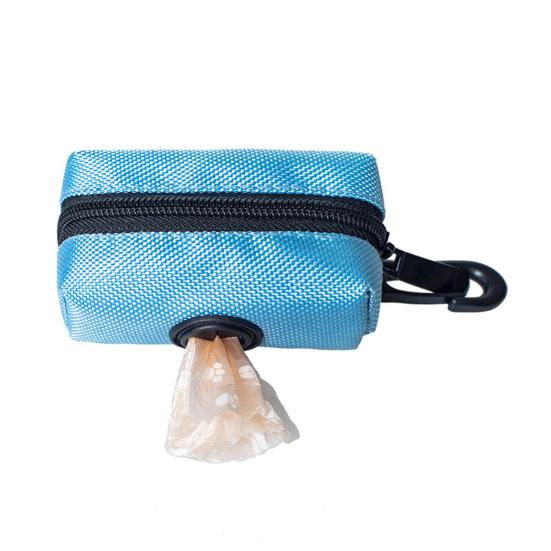 Держатель для мешков для собачьих фекалий, герметичный дозатор мешков для отходов, гигиенический держатель для мешков для сбора фекалий домашних животных с карабином для поводка