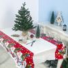 New Christmas Decoration PVC Tablecloth 180*110cm Christmas Table Waterproof