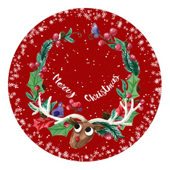 Юбка «Рождественская елка», яркий цвет, простая установка, снежинка, принт лося, круглый большой коврик для рождественской елки, декор