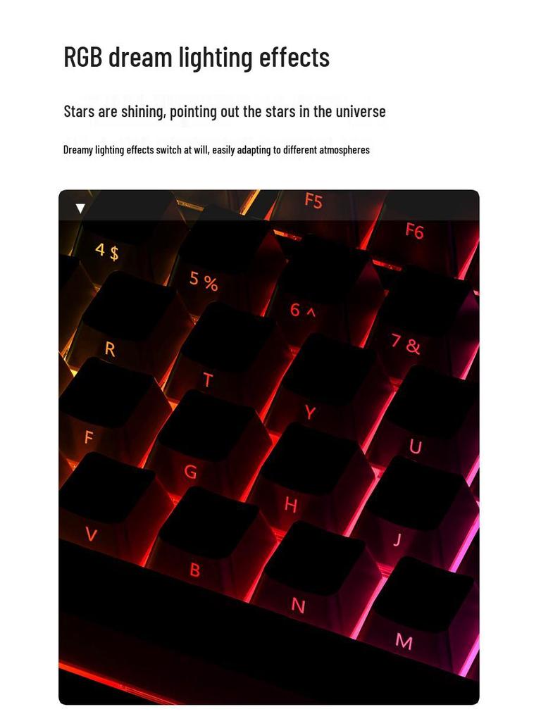 Игровая беспроводная механическая клавиатура Attack Shark X85 Russian RGB, трехрежимный Bluetooth, с возможностью горячей замены