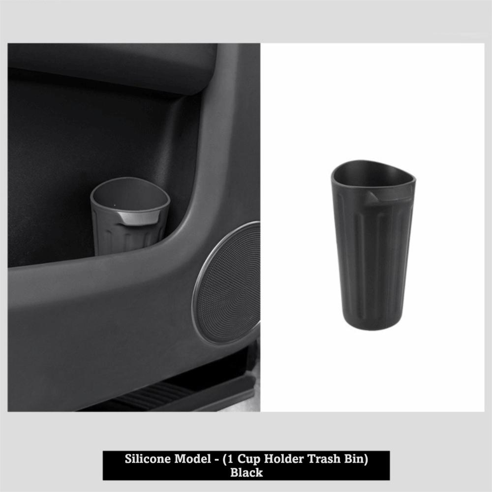Waterproof Car Trash Can Anti-Slip Design Car Storage Bag Car Drink Rack Car Interior Accessories