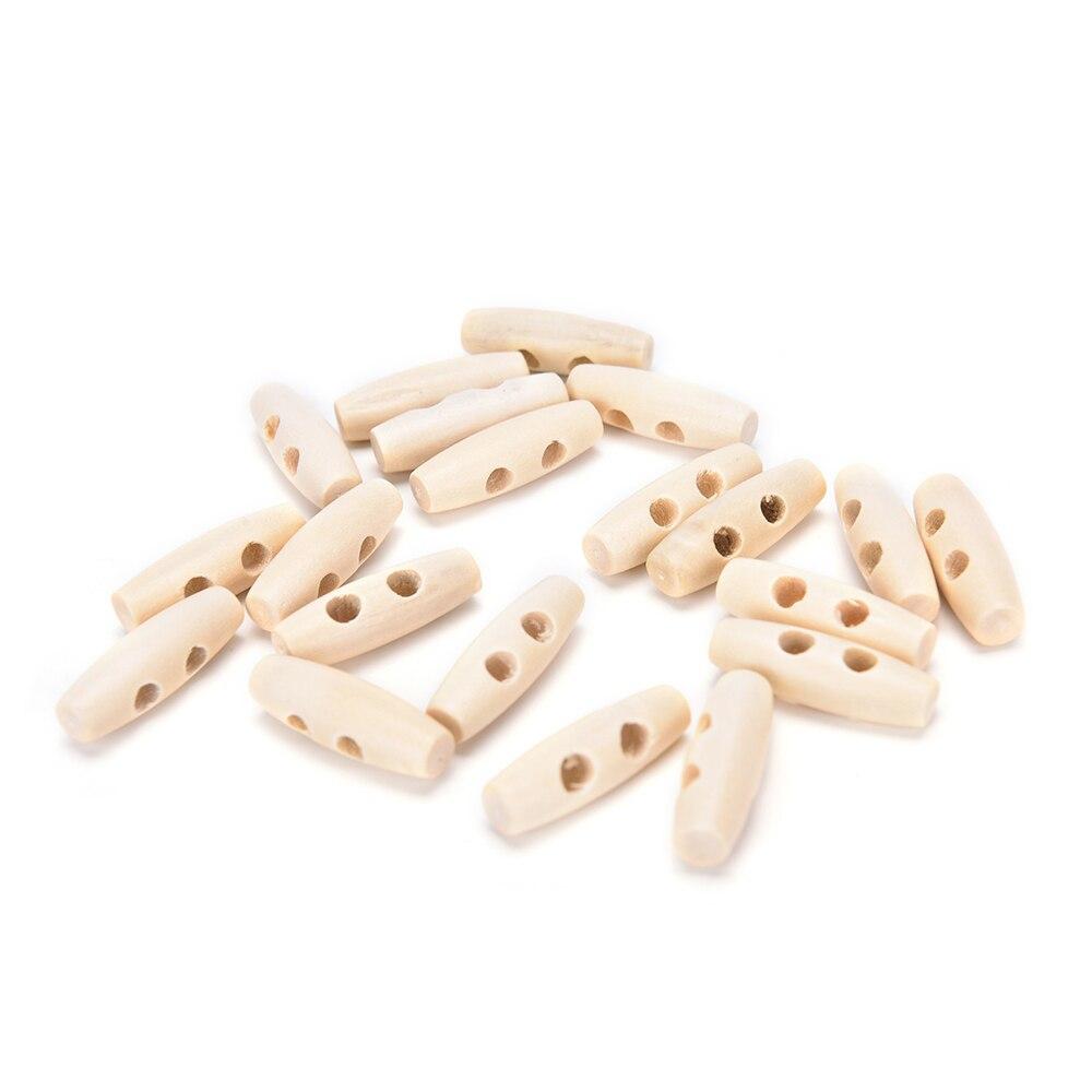 Деревянные швейные рожки, переключатели, 2 отверстия, швейные пуговицы для пальто, свитера, шитье, ремесла, декор, 3 цвета