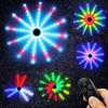 Светодиодный фейерверк, светодиодная гирлянда, неоновая гирлянда RGB, управление через Bluetooth, синхронизация музыки, спальня, свадьба, рождественский декор