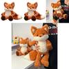 Running Fox Stuffed Animal Plush Toy For Girls Sleep Aid Birthday Gift