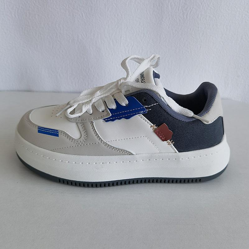 Белые кроссовки на платформе женские дизайнерские женские весенне-осенние туфли на плоской подошве со шнуровкой кроссовки повседневные женские вулканизированные туфли женские