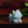 Натуральная Кристаллическая Смола Фигурка Животного с Каменным Декором для Дома Офиса Подарок