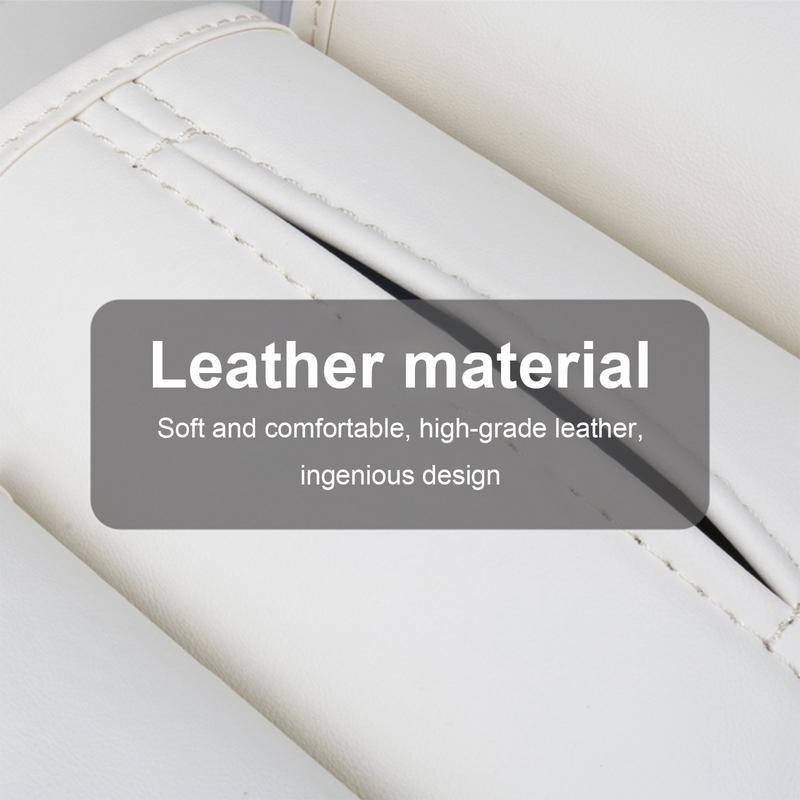 Автомобильный органайзер для заднего сиденья 2 в 1 кожаный автомобильный органайзер для закусок с несколькими карманами многофункциональный автомобильный органайзер для сиденья