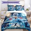 Erling Haaland Printed 3PCS Bedding Set Breathable Duvet Cover with Pillowcases Decorative Bed Linen for Bedroom Home
