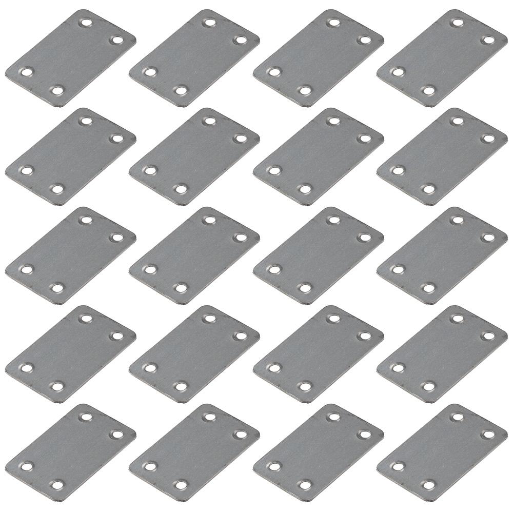 1/4Pcs Stainless Steel Fixing Corner Brackets 1.5mm/0.06'' Quick Links Durable Iron Plate Chair