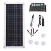 30W Solar Panel 30A Charger Voltage Controller Kit Polycrystalline Silicon for 12V Car RV Boat