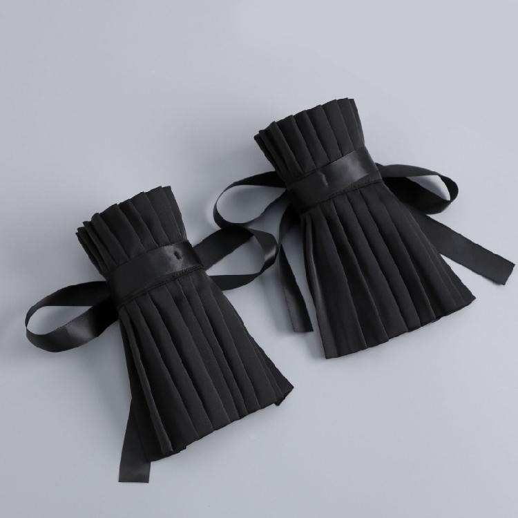 Модный отложной воротник-стойка, съемный многослойный готический воротник европейского дизайна для платьев, блузок, легко завязывается