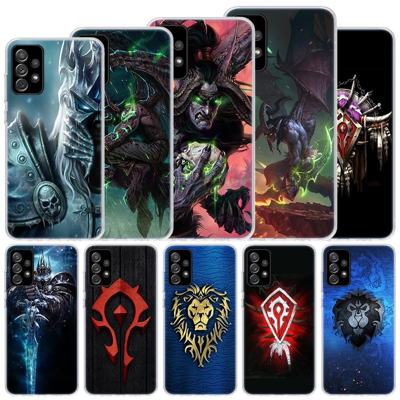 W-World Of W-Warcraft W-Wow Мягкий чехол для Samsung Galaxy A16 A26 A36 A56 A15 A14 A13 A55 A54 A53 Чехол для телефона A25 A35 A24 A34 A23