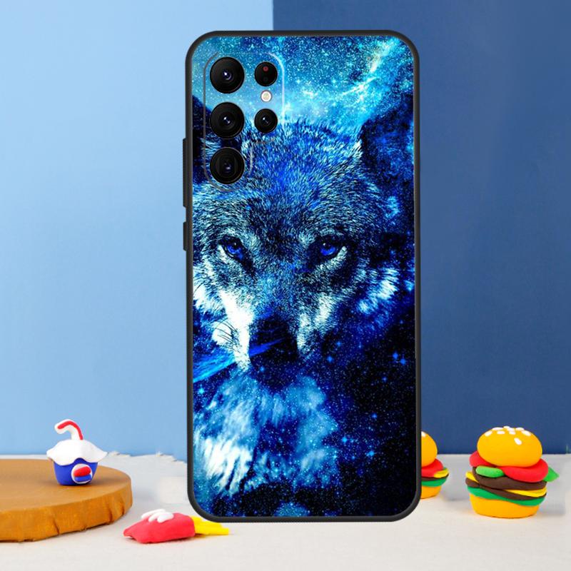Чехол для телефона Animal Wolf Galaxy для Samsung Galaxy S24 S25 Ultra S9 S10 S20 S22 S21 S23 Plus S24 FE Cover Coque