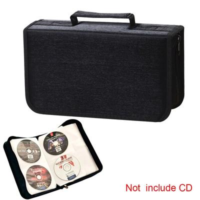 Сумка для хранения 128 CD на молнии Сумка для хранения DVD Папка для CD/DVD Коробка для хранения CD CD