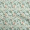 Cotton Flex Green Fabric Watercolor Floral Sewing Craft Projects Fabric Prints By Yard 40 Inch