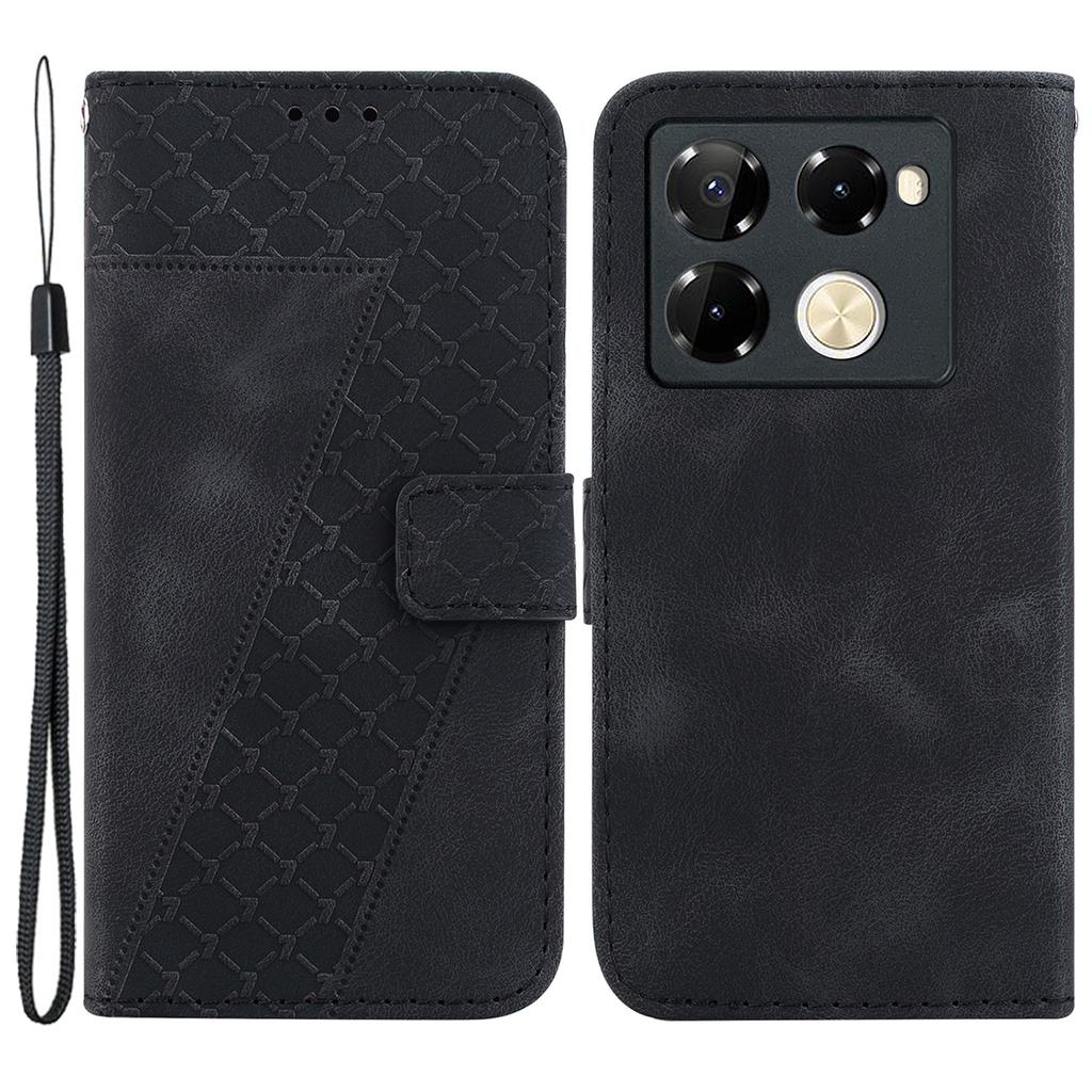 Чехол для мобильного телефона Infinix Note 40 Pro+/Note 40 Pro 5G, чехол из ПУ-кожи с узором в виде буквы 7