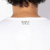 AVIREX DAILY MINI WAFFLE V-NECK T-SHIRT 6143149 men's S white