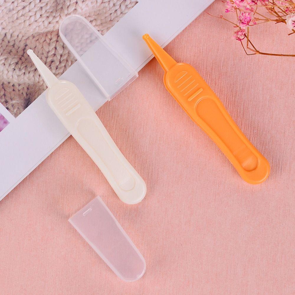 Round Head Clamp Ear Nose Navel Clean Tools Kids Nasal Cavity Tweezers Nose Cleaner Infant