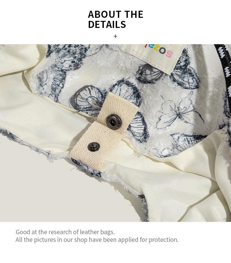 Элегантная холщовая сумка-тоут Mao Yun с кружевной бабочкой - Женская большая весенне-летняя сумка