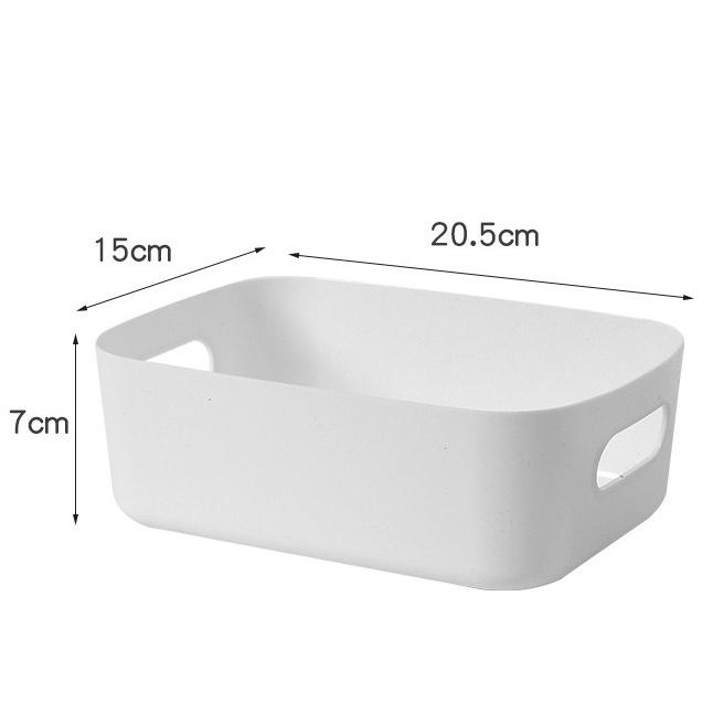 Storage Box Desktop Plastic Box Cosmetic Organizer Box Kitchen Storage Box Snack Storage Basket