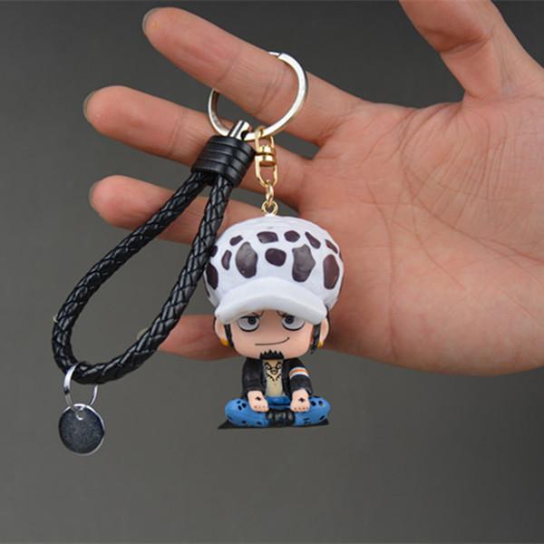 Мультяшная Фигурка ONE PIECE Луффи Зоро Санджи Брелок Шарм Кукла Брелок Подвеска на Рюкзак Аксессуары Подарок Высокое Качество