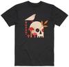 Футболка приталенного кроя Idkhow Mushroom Skull, черная