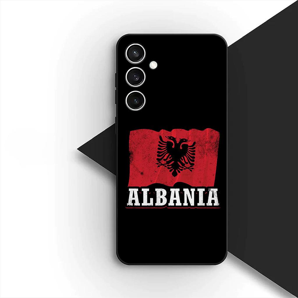 Soft Cover for Apple iPhone 12 13 Pro Max Mini ProMax X XR Air 12Pro 13Pro Casing Phone Case Albanians Red Albania Flag