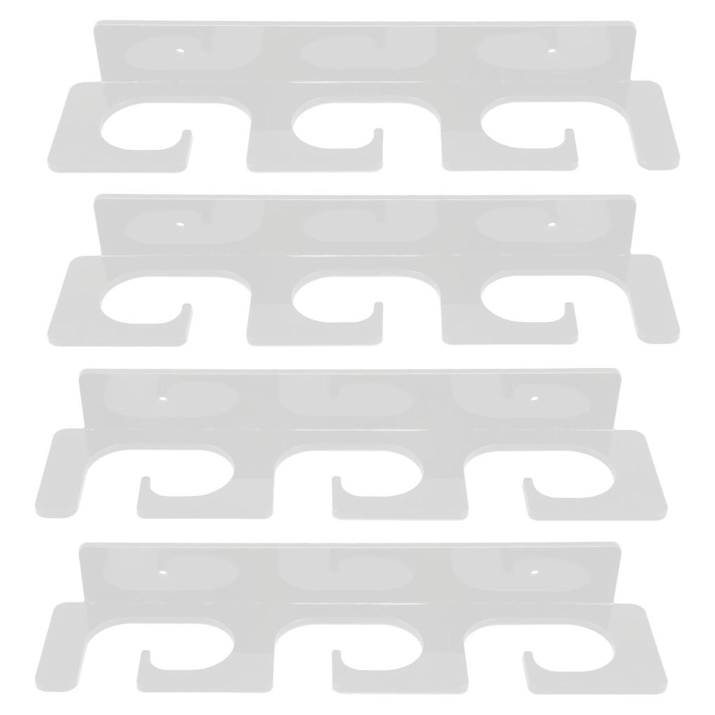 4 шт. держатель для удочек прочный, экономящий место, стильный, держащий 6 удочек, настенная стойка для удочек