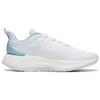 Li Ning Element Comfortable Casual Non-Slip Wear-Resistant Breathable Low-Top Running Shoes Women Sneaker White Blue ARHT006-11