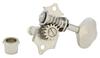 GOTOH Guitar Peg Kluson Type Open Gear 06M Button Nickel 3+3 (27362NX) SE770-06M-N