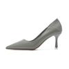 7-Sexy Solid Color Pointed Stiletto High Heels Women's Simple Two Wear Professional Work Women's Single Shoes