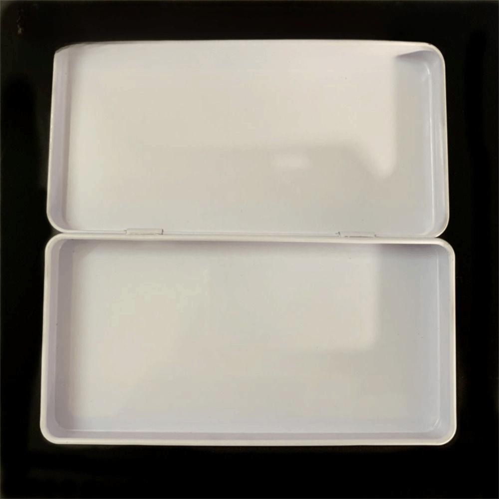 Portable Watercolor Paint Box Empty Grid Pigment Storage Tray Art Palette Outdoor Painting