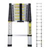 Portable Aluminum Alloy Folding Telescopic Ladder - Single-Sided Household Use
