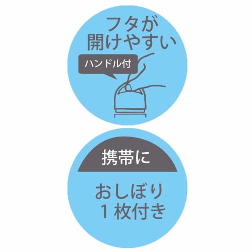 Skater wet towel set with case wet towel Happy & Smile 32ÁE0.5cm OA5