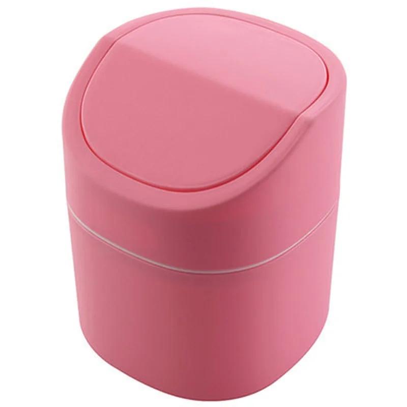 Креативный скандинавский стиль настольный мусорный бак для мусора для кухни, ванной комнаты, спальни, переворачивающаяся крышка, мусорный бак