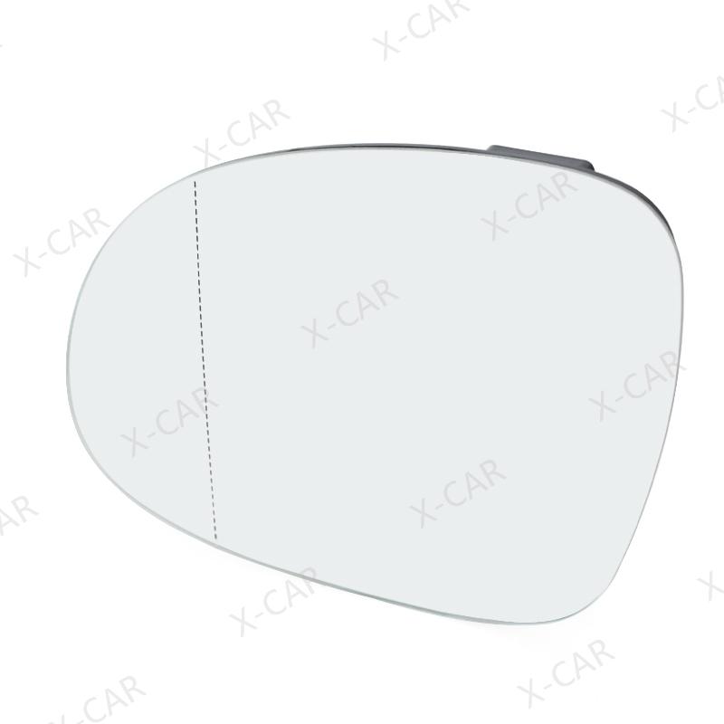 2PCS Rearview Side Mirror Lens Glass With Heated For VW Tiguan 2009 2010 2011-2016 Sharan 2012- For Skoda Yeti 2014-2017