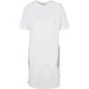 T-shirt Robe Femme Urban Classics Organic Oversized Slit - Blanc